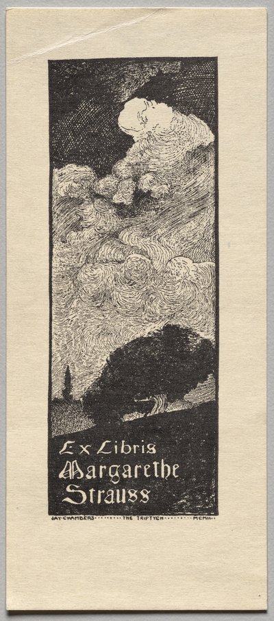 Targhetta del libro: Margarethe Strauss da Unknown artist