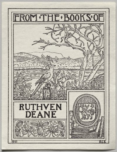 Ex Libris: Ruthven Deane da Unknown artist