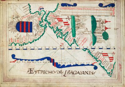 Rilegato in un atlante di venticinque carte con diagrammi e tabelle. Portoghese o Spagnolo. da Unknown artist