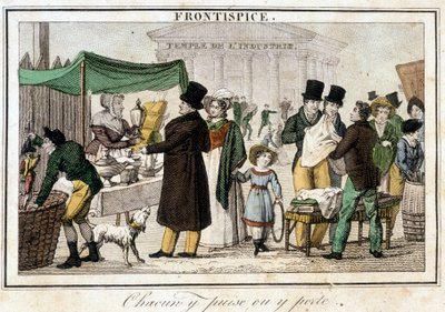 Brocante vicino al tempio dell