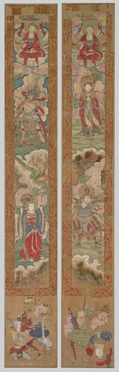 Pannello Buddhista da Unknown artist