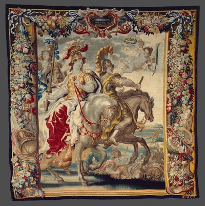 Cesare e Cleopatra che si divertono da La storia di Cesare e Cleopatra da Unknown artist