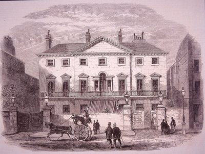 Cambridge House a Piccadilly nel 1860, casa del PM lord Palmerston da Unknown artist