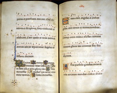 Canone "SANCTUS" del Messale di Visconti da Unknown artist