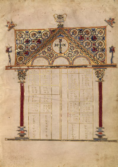 Pagina della tabella Canon da Unknown artist