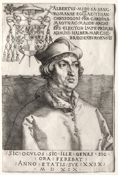 Cardinale Albrecht di Brandeburgo - La piccola tavola da Unknown artist