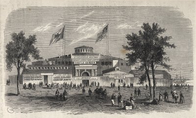 Castle Garden Immigration Centre Depot - New York State - Emigration Commission Establishment - Incisione in 
