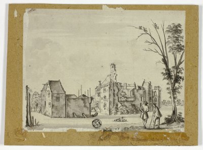 Castello sul fiume da Unknown artist