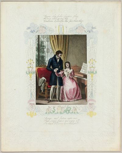 Cessate il vostro gioco di dita (San Valentino) da Unknown artist