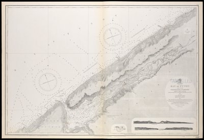 Carta della Nuova Scozia, Baia di Fundy, Gullivers Hole a St Croix Bay, pubblicata per la prima volta il 10 febbraio 1858 da Unknown artist