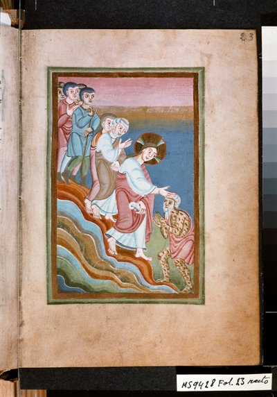 Cristo guarisce un lebbroso, c.1035 da Unknown artist
