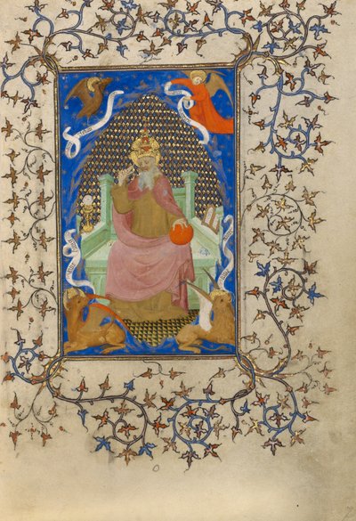 Cristo in maestà circondato dai simboli dei quattro evangelisti da Unknown artist