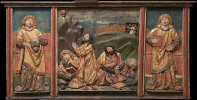 Cristo sul Monte degli Ulivi con tre apostoli; Santi Stefano e Lorenzo da Unknown artist