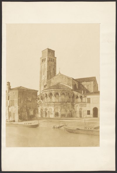 [Chiesa e campanile in riva al mare, Venezia]. da Unknown artist