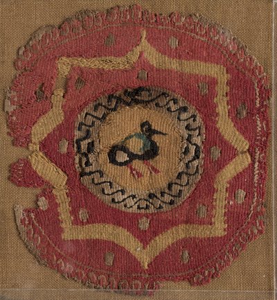 Segmentum Circolare con Stella a Otto Punte e Uccello da Unknown artist