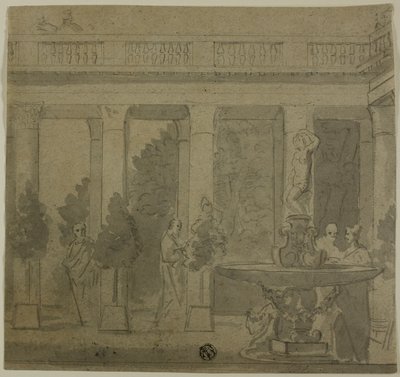 Scena di interno classico da Unknown artist