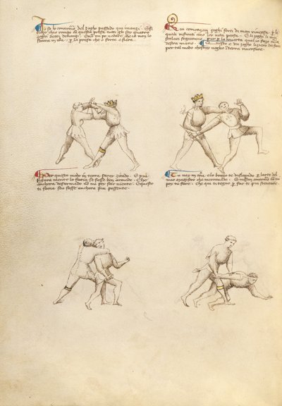 Combattimento con il pugnale da Unknown artist