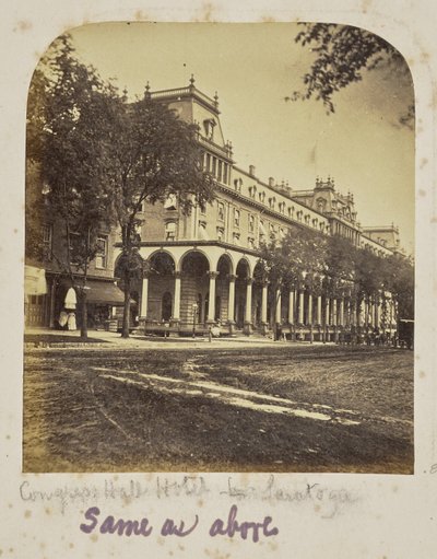 Albergo Congress Hall - Saratoga da Unknown artist
