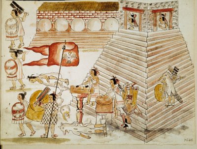 Conquista del Messico: distruzione di Tenochtitlan da Unknown artist