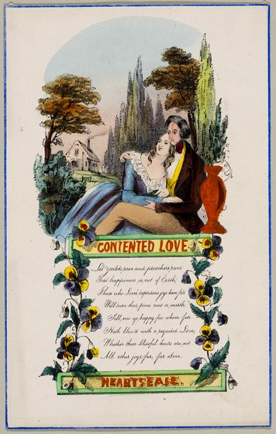 Contented Love (valentine) da Unknown artist