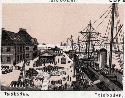 Copenaghen, Danimarca: vista di Toldboden da Unknown artist