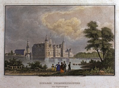 Copenaghen: Castello di Fredericksburg da Unknown artist