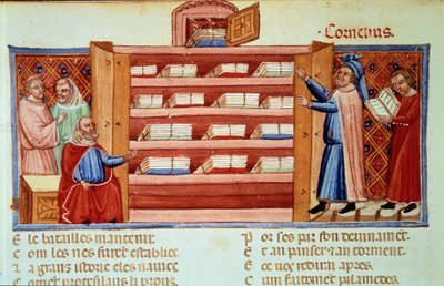 Cornelio Nepote scopre la Storia di Troia di Darete Frigio da Unknown artist