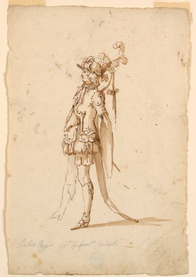 Costume design: un paggio per un balletto da Unknown artist