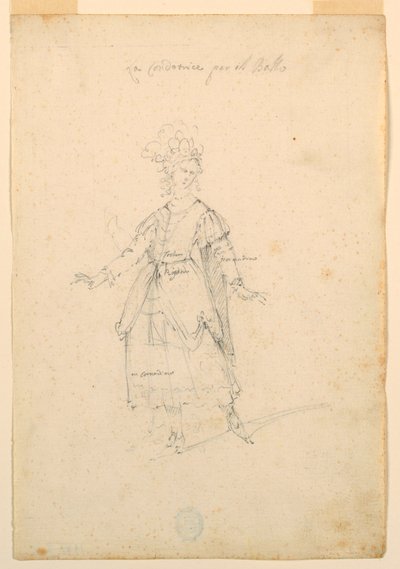 Costume design: una cantante per un balletto da Unknown artist