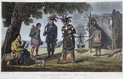 Costumi degli indiani domiciliati del Nord America, di Heriot, George (1766-1844) da Unknown artist
