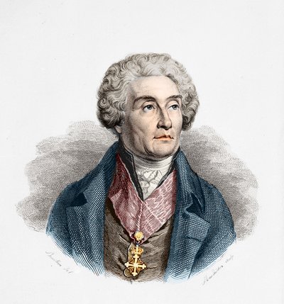 Conte Joseph de Maistre (1753-1821), politico, scrittore e filosofo francese. da Unknown artist