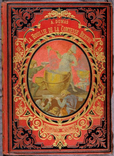 Copertina del libro "La Bouille de la comtesse Berthe" di Alexandre Dumas, collezione Hetzel da Unknown artist