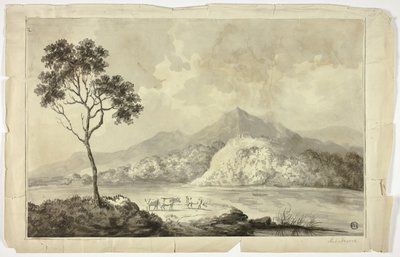 Mucche presso un Lago di Montagna da Unknown artist