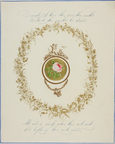 Carissimo, ti amo (San Valentino) da Unknown artist