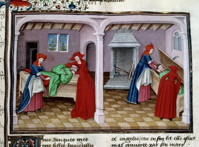 Morte (miniatura dal Decameron di Giovanni Boccaccio) da Unknown artist