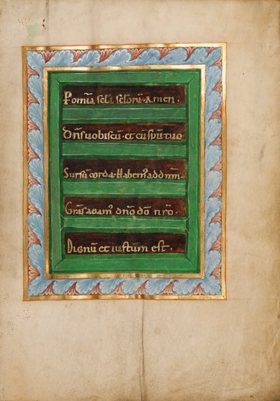 Pagina di incipit decorata da Unknown artist