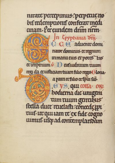 Iniziale decorata E; iniziale decorata D da Unknown artist