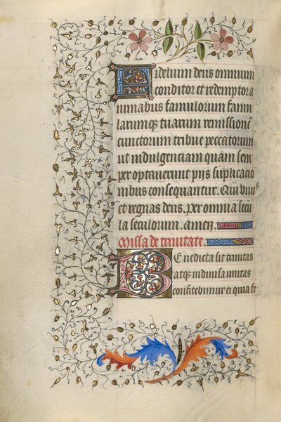 Iniziale decorata F; iniziale decorata B da Unknown artist