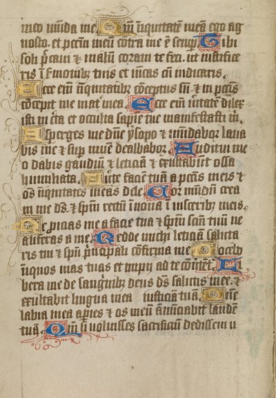 Pagina di testo decorata da Unknown artist