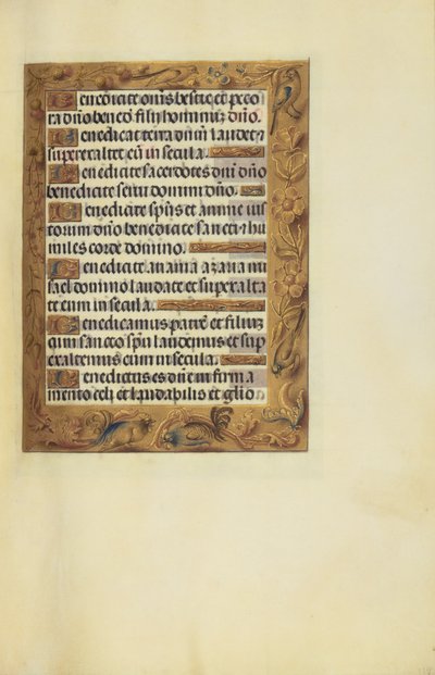 Pagina di testo decorata da Unknown artist
