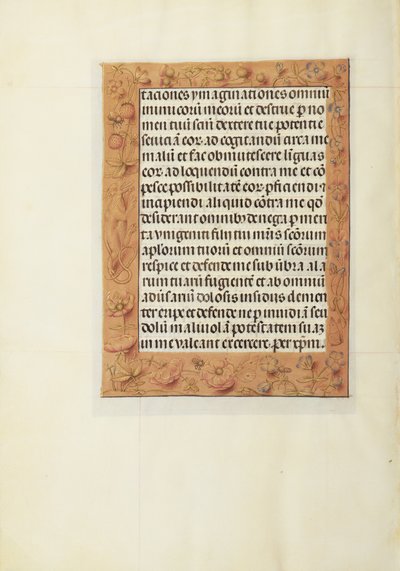 Pagina di testo decorata da Unknown artist
