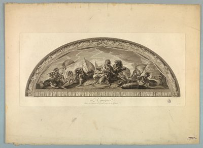 Decorazioni di Lebrun e Mignard al Palazzo di Versailles da Unknown artist