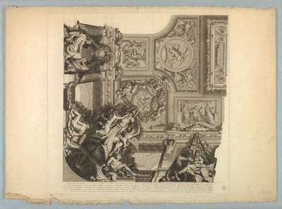 Decorazioni di Lebrun e Mignard al Palazzo di Versailles da Unknown artist