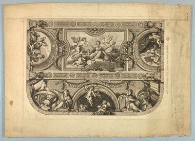 Decorazioni di Lebrun e Mignard al Palazzo di Versailles da Unknown artist