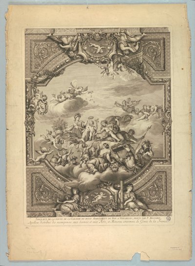 Decorazioni di Lebrun e Mignard al Palazzo di Versailles da Unknown artist