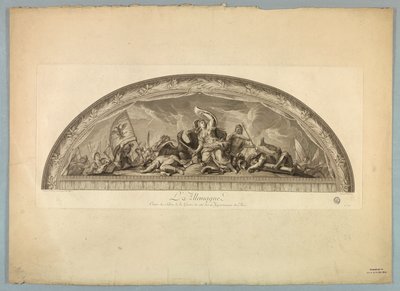Decorazioni di Lebrun e Mignard al Palazzo di Versailles da Unknown artist