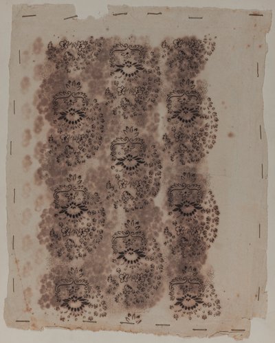 Disegno di design, fine XVIII secolo da Unknown artist