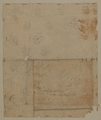 Disegno di Progetto, fine XVIII secolo da Unknown artist