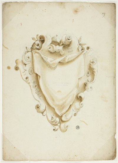 Design per rosetta, con orbita da Unknown artist