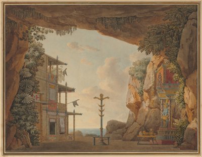 Progetto per la Scenografia del Secondo Atto di Elisca o L